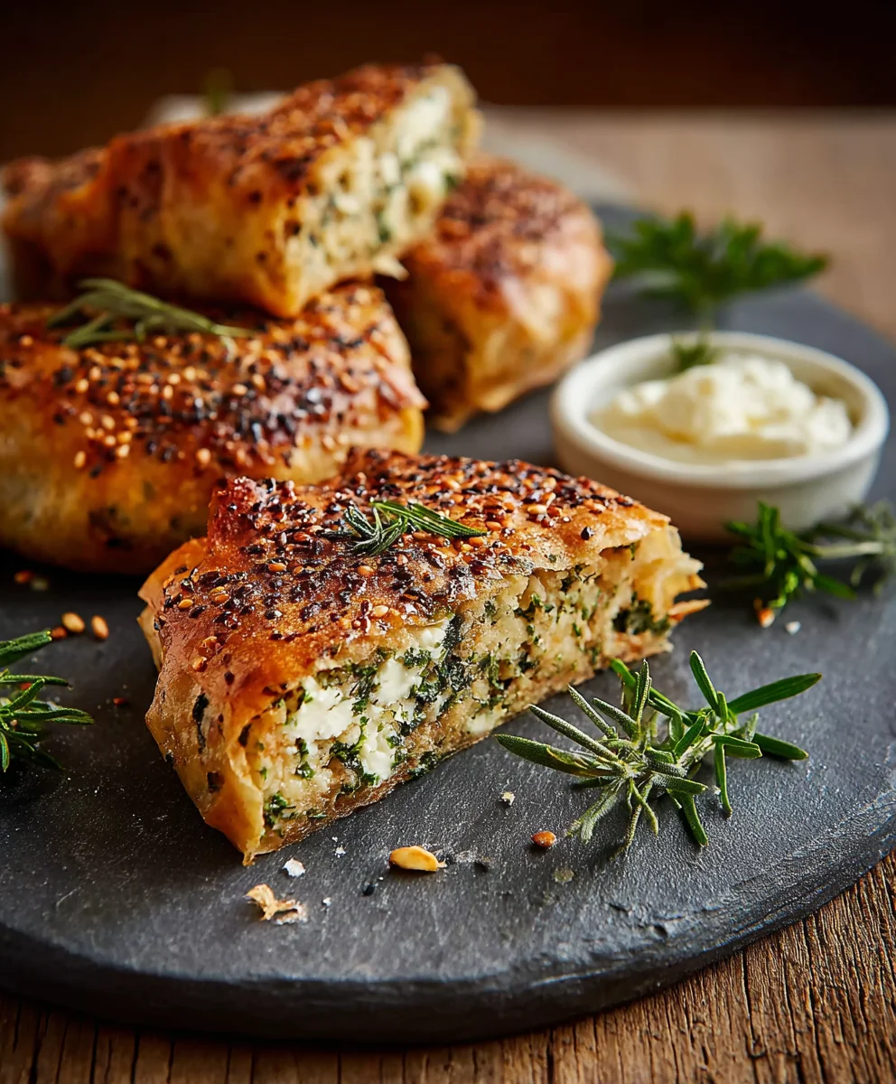 Boerek Rindfleisch mit Schafskäse & Petersilie