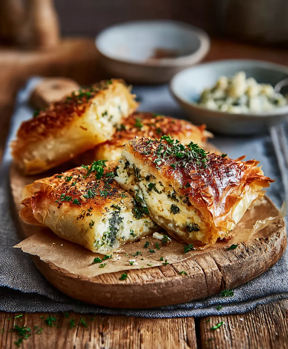 Boerek Rindfleisch mit Schafskäse & Petersilie