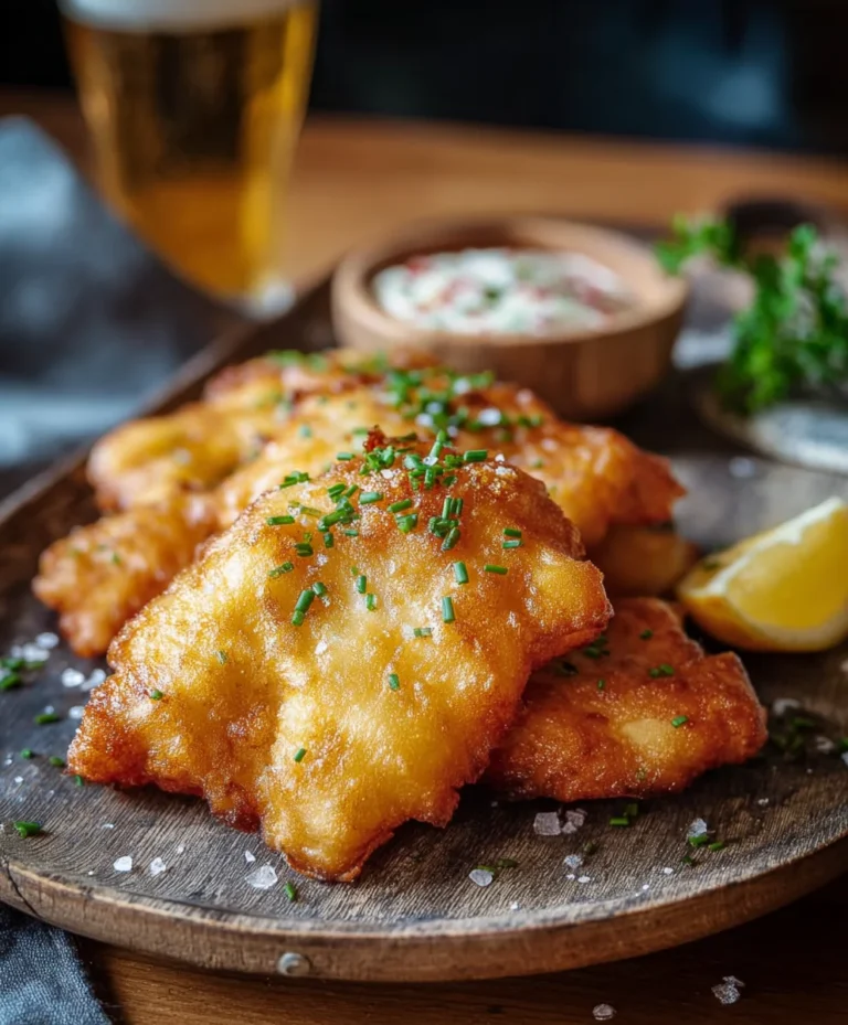 Knuspriger Backfisch mit Malzbier-Teig | Einfaches Rezept