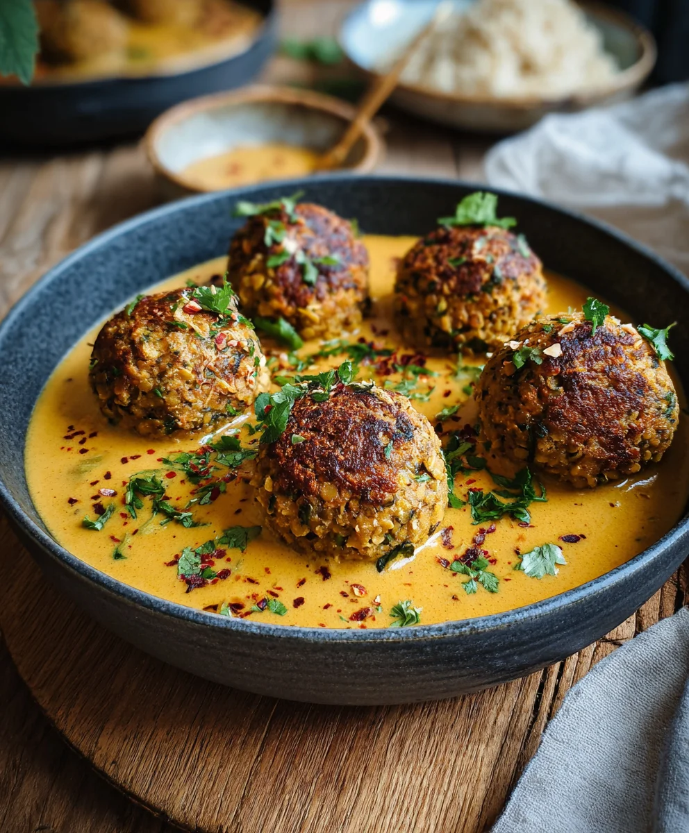 Vegane Linsenknödel im Curry: Köstliches Rezept