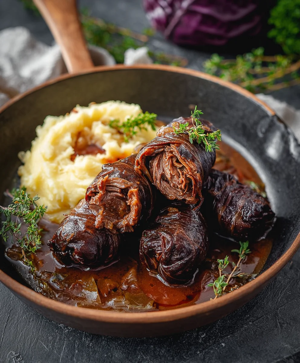 Butterzarte Rinderrouladen: Klassisches Schmorgericht