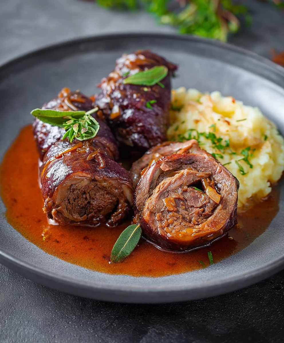 Butterzarte Rinderrouladen: Klassisches Schmorgericht