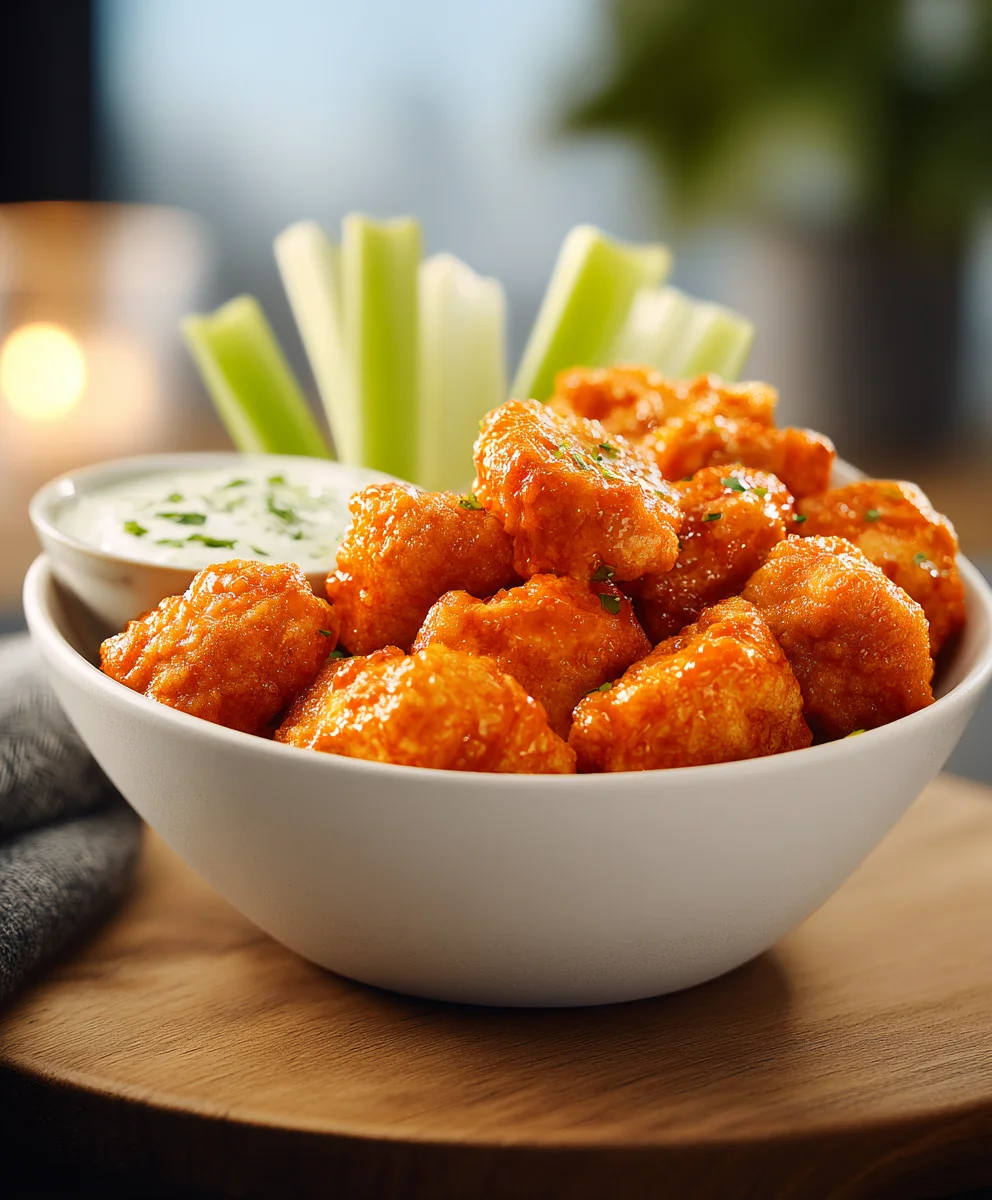 Airfryer Buffalo Chicken Bites: Spicy, Saftig, Party-Snack