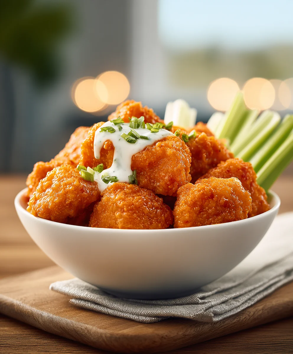 Airfryer Buffalo Chicken Bites: Spicy, Saftig, Party-Snack