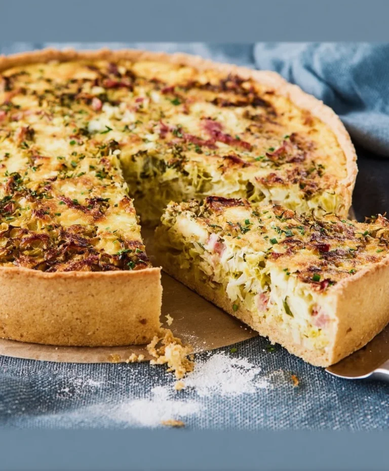 Wirsing-Quiche: Bestes Rezept mit knusprigem Mürbeteig