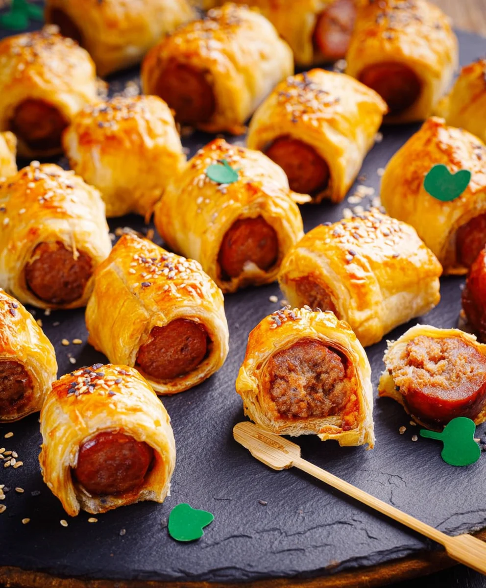 Blätterteig Würstchenröllchen: Herzhaft & Schnell